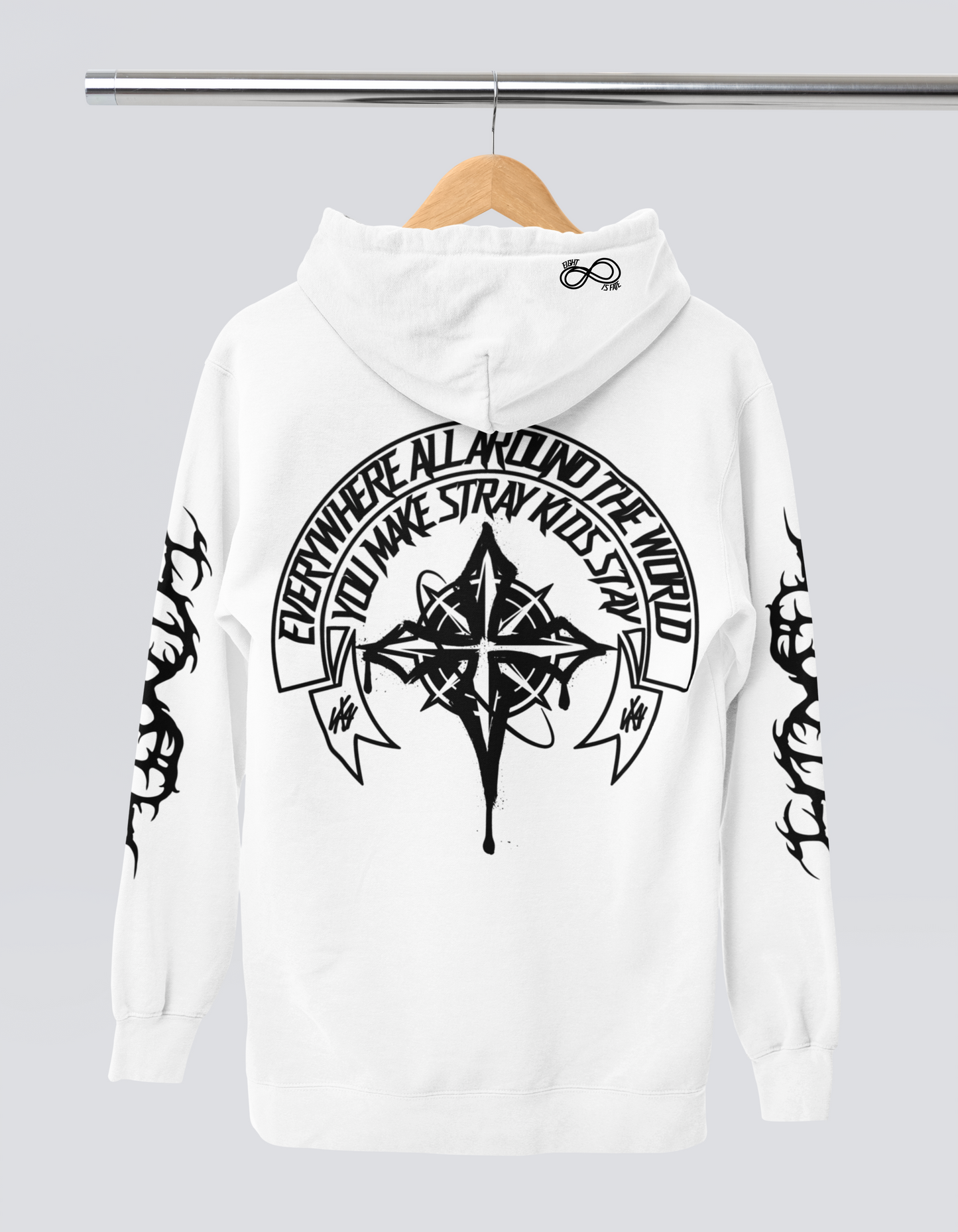 SKZ-Stay Promise Zip-thru Hoodie Sweatshirt