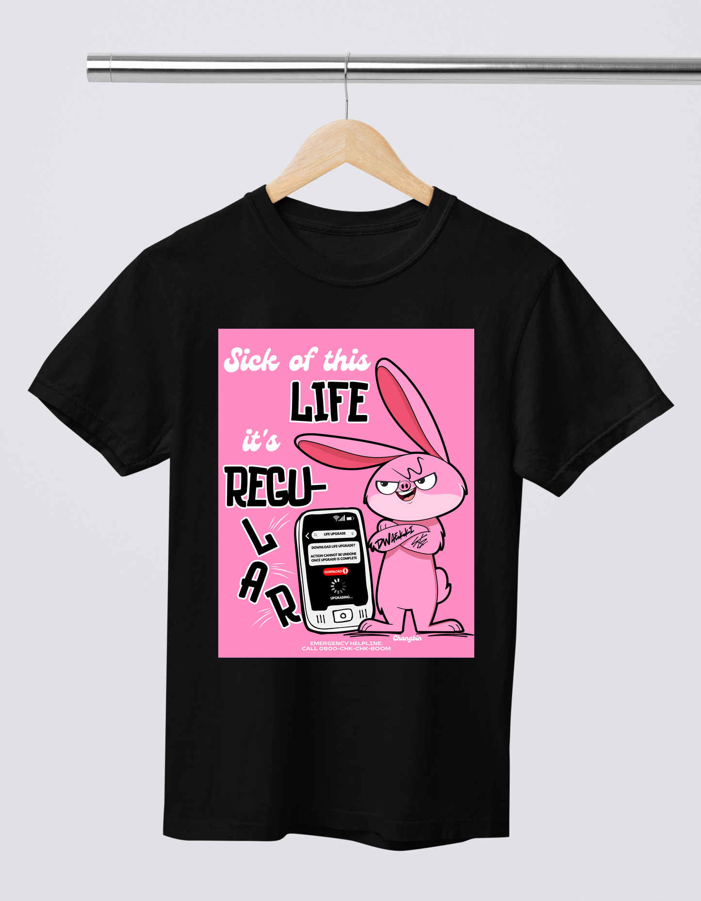Changbin Sick Of This Life It's Regular Tee