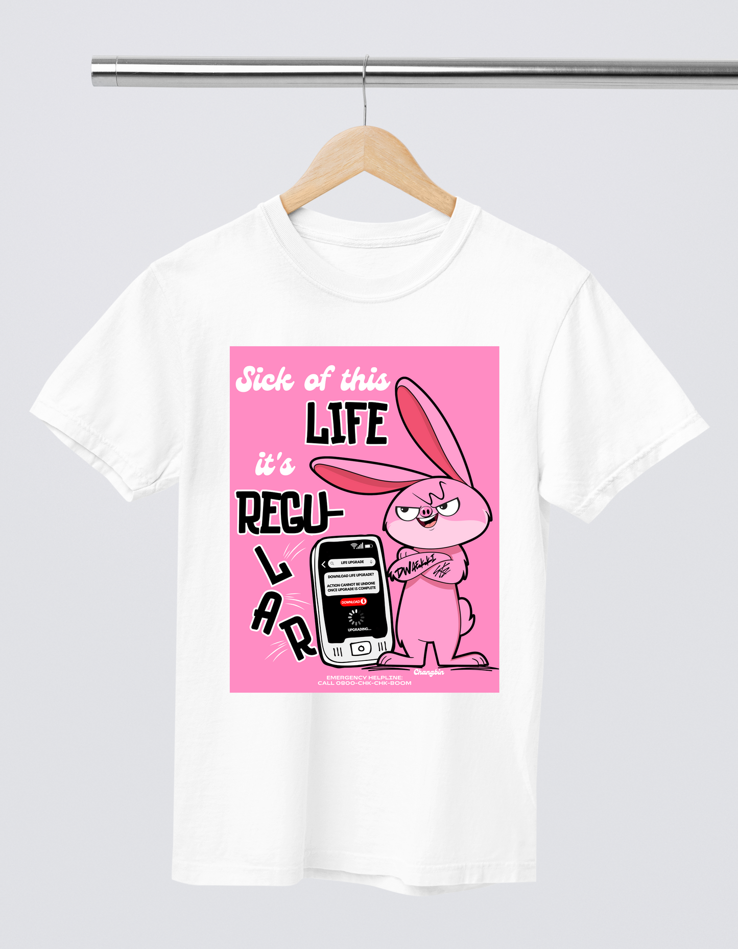 Changbin Sick Of This Life It's Regular Tee