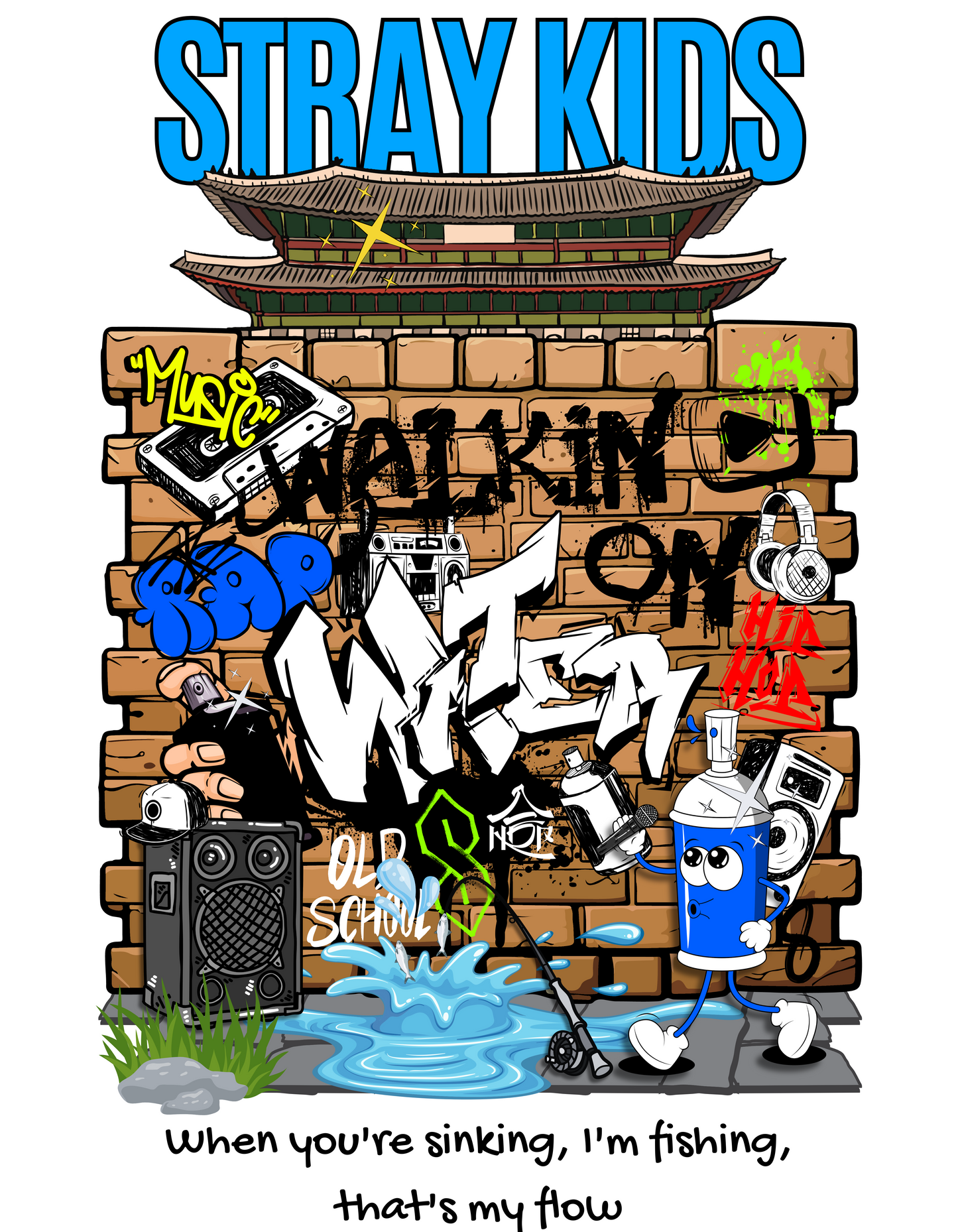 Stray Kids Walkin' On Water Tee
