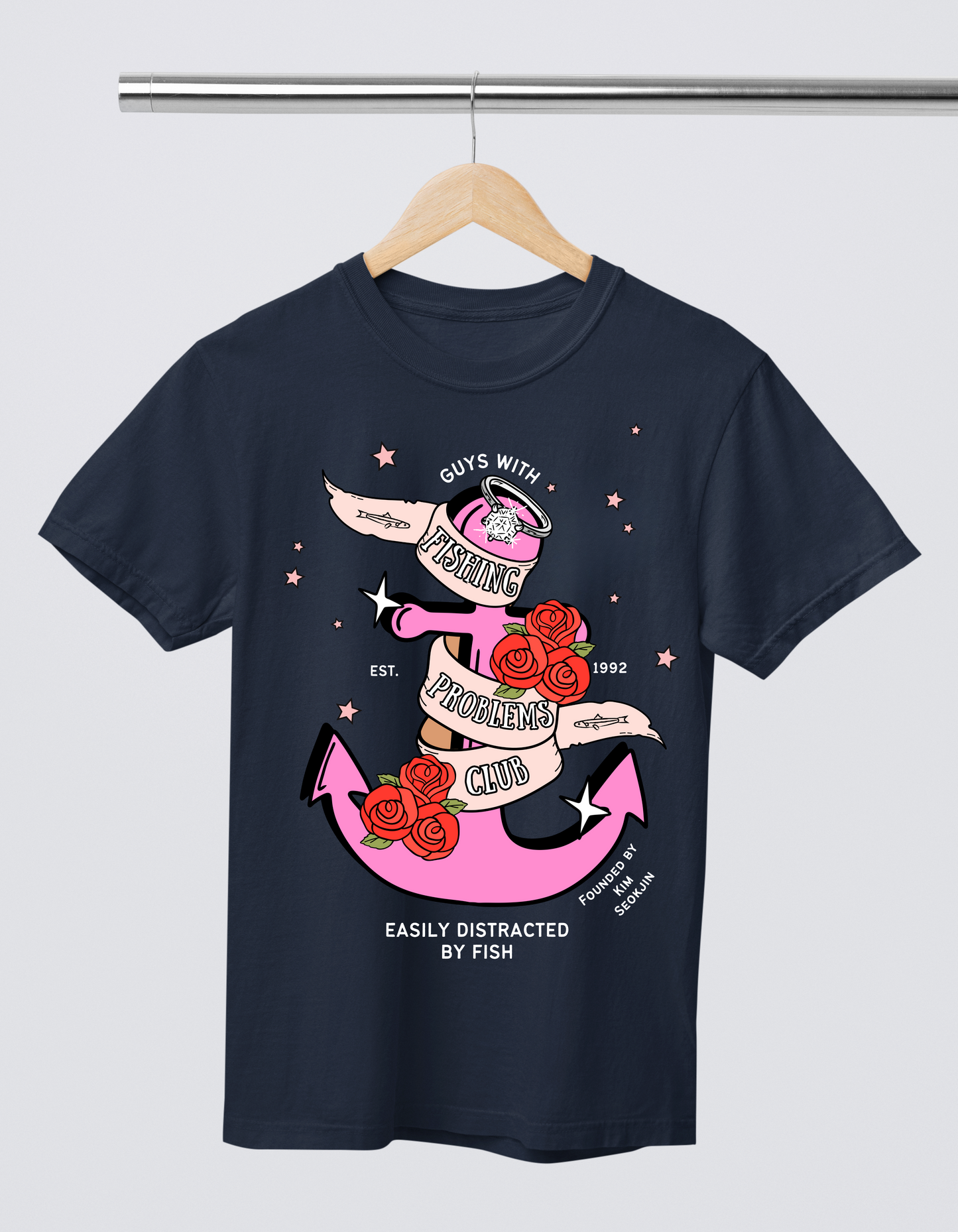 Jin Guys With Fishing Problems Club Tee