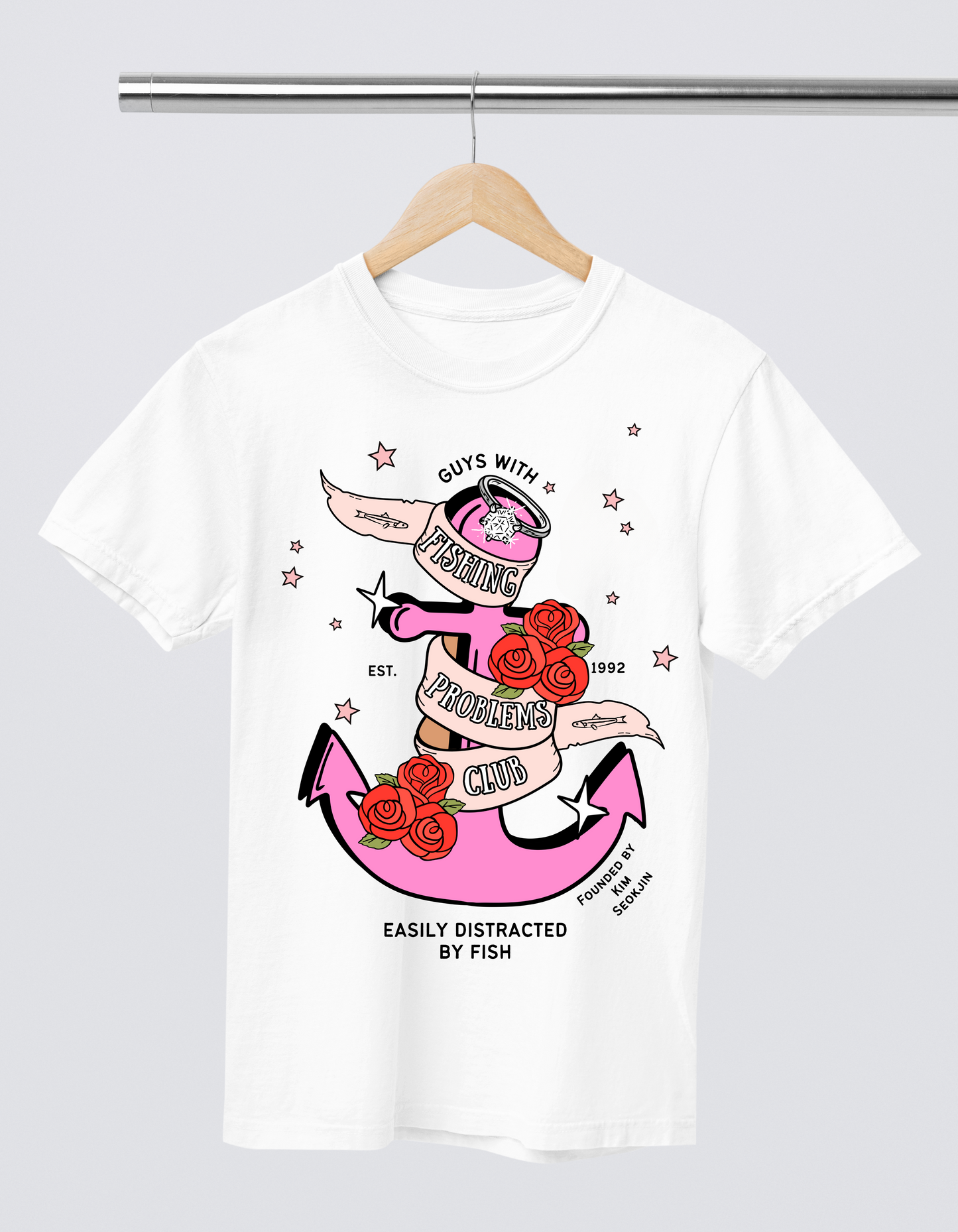 Jin Guys With Fishing Problems Club Tee
