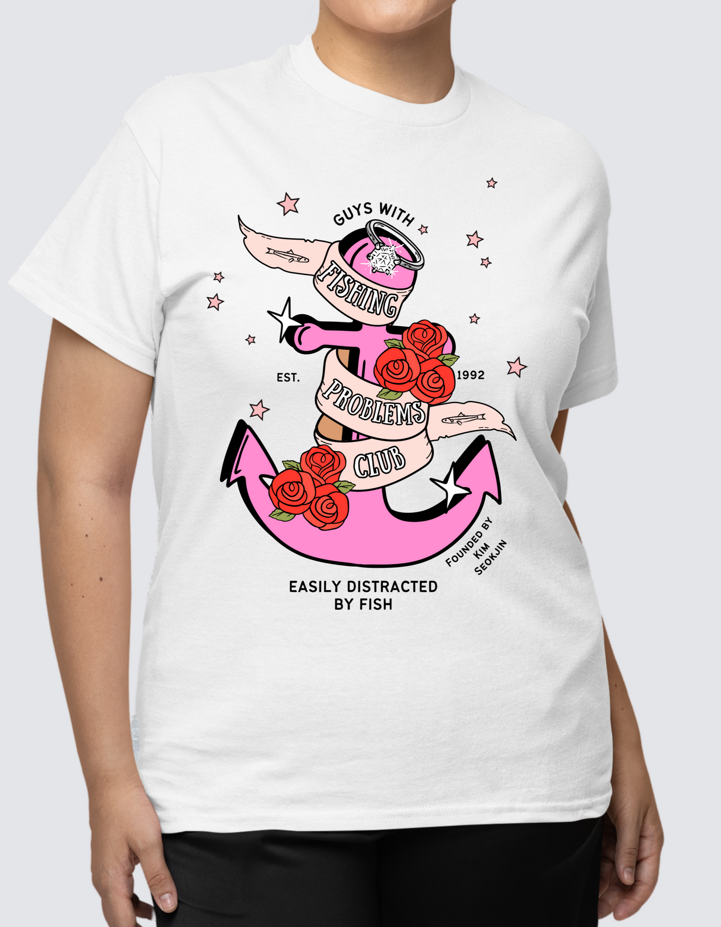 Jin Guys With Fishing Problems Club Tee