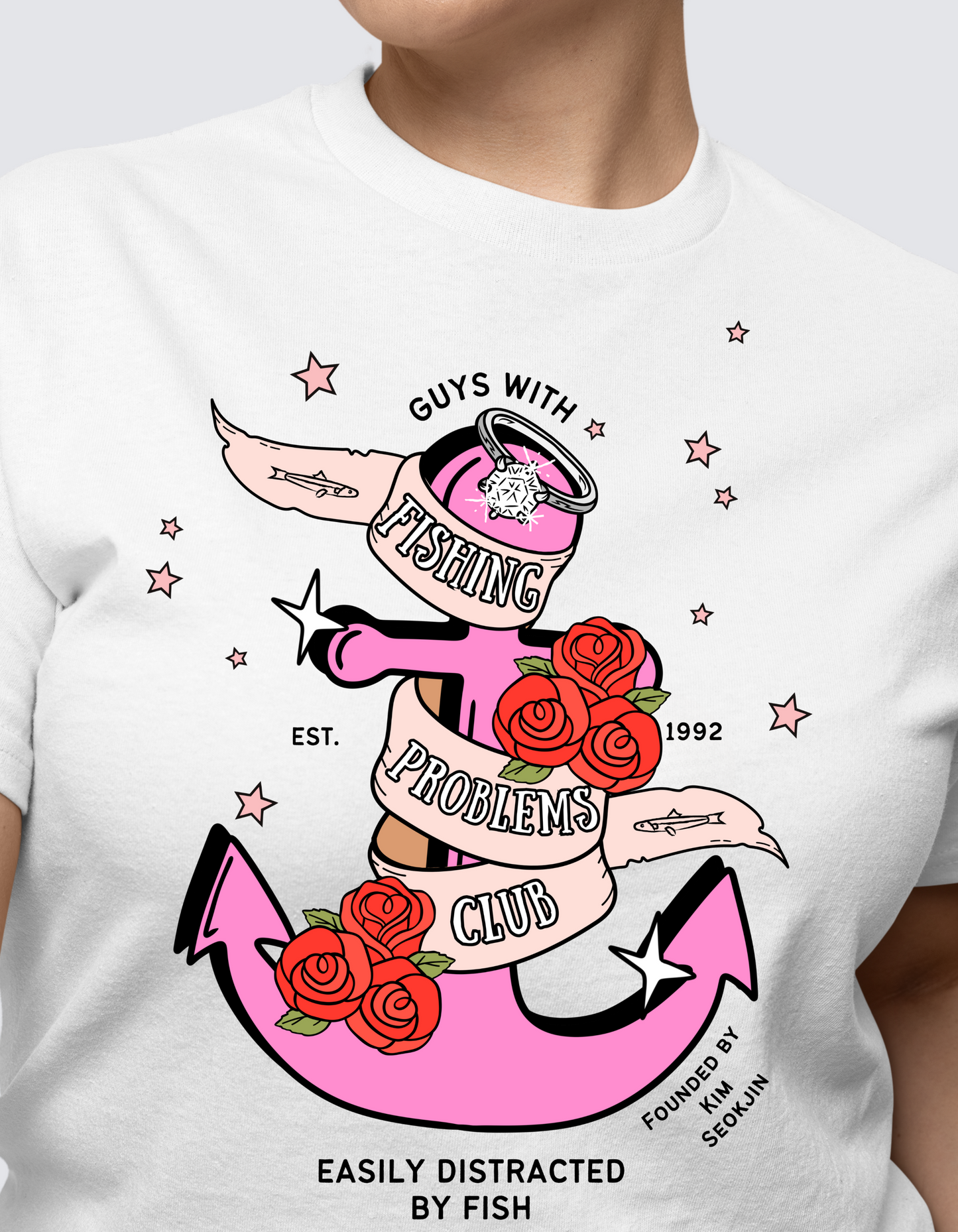 Jin Guys With Fishing Problems Club Tee