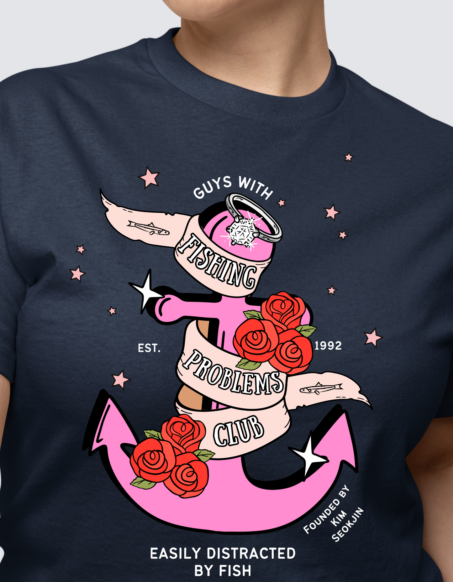 Jin Guys With Fishing Problems Club Tee