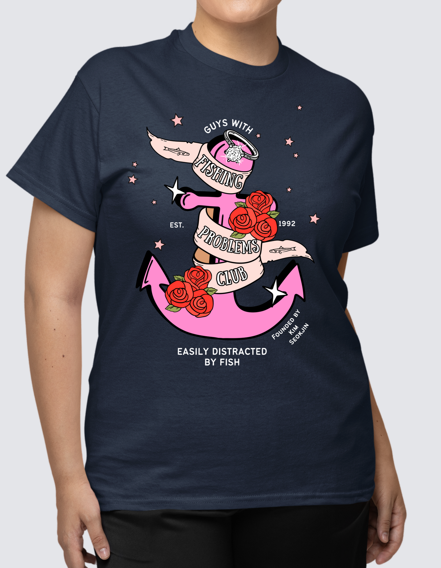 Jin Guys With Fishing Problems Club Tee