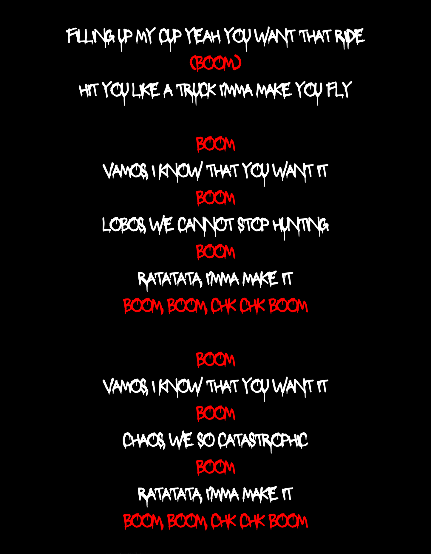 Stray Kids Chk Chk Boom Tee