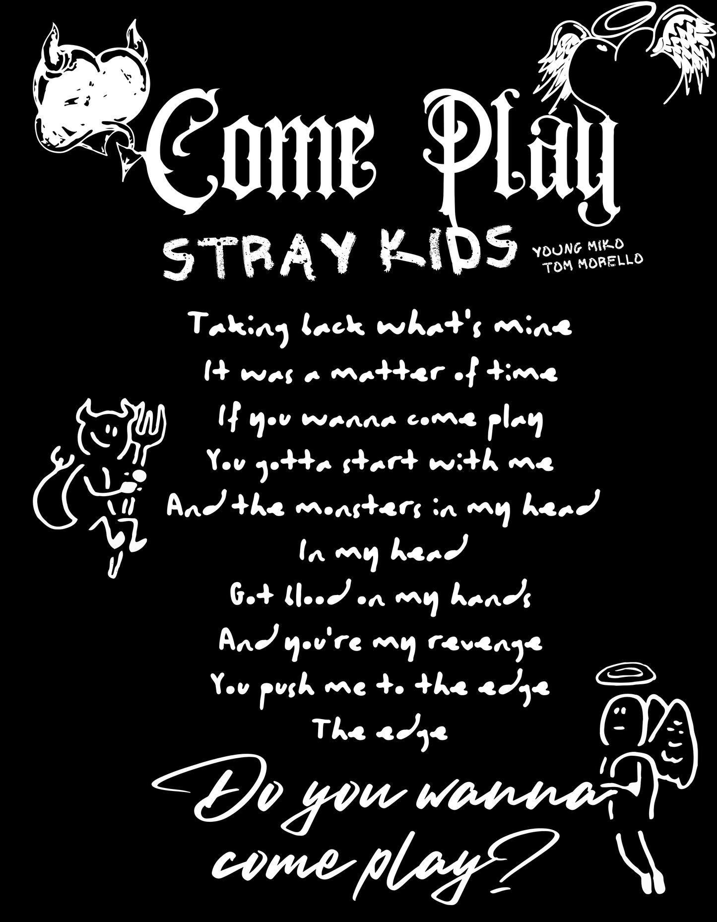 Stray Kids Come Play Hoodie