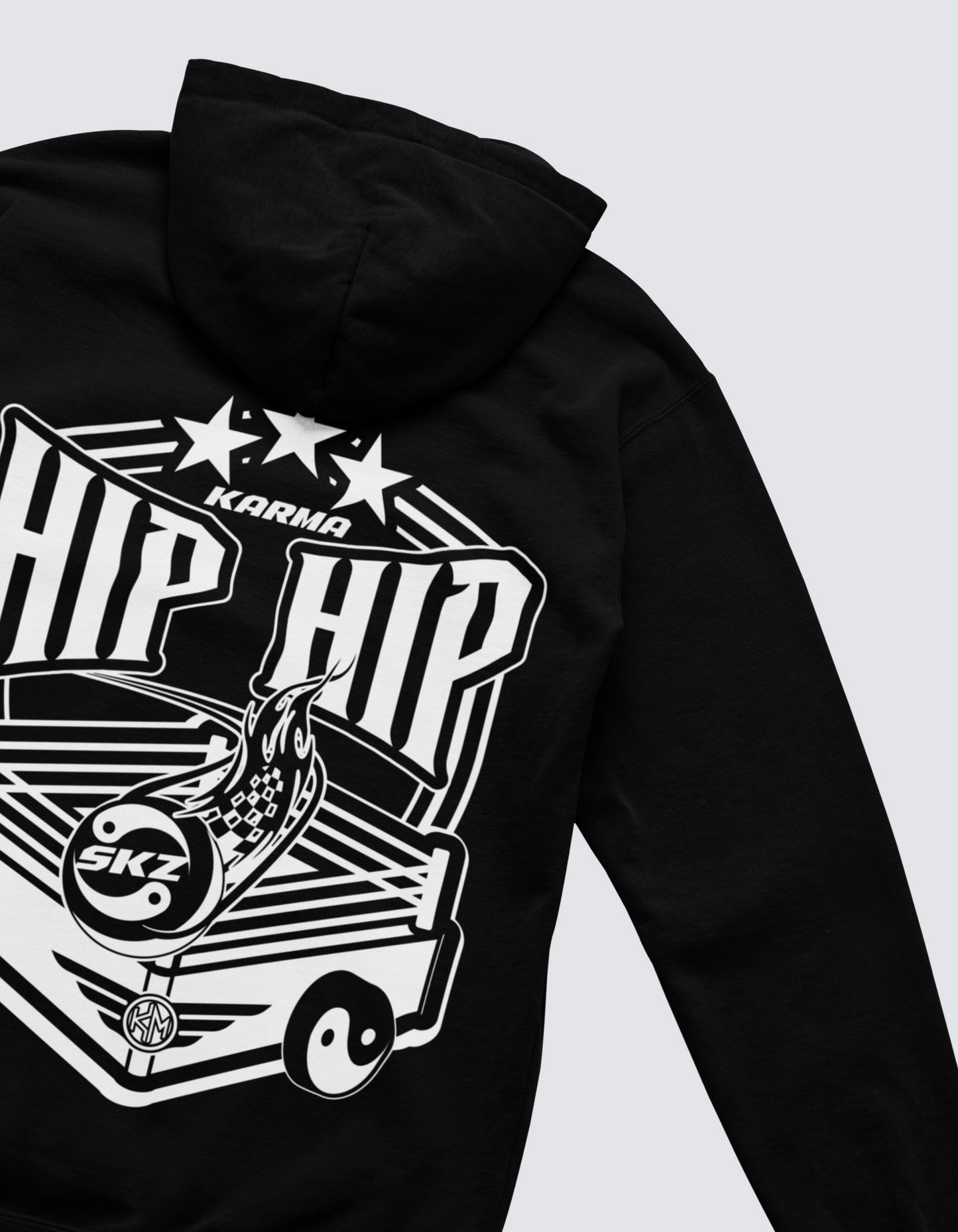 Stray Kids KARMA Bestie Zip-thru Hoodie Sweatshirt (Hip Hip Version)