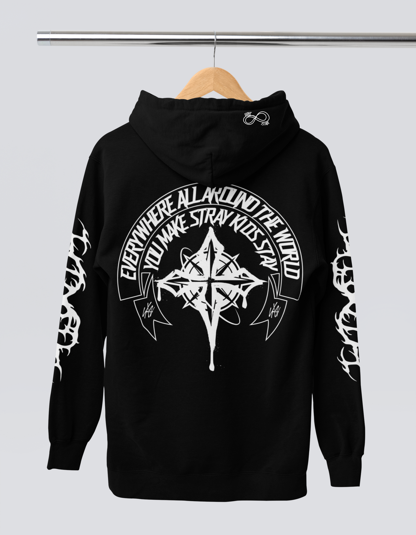 SKZ-Stay Promise Zip-thru Hoodie Sweatshirt