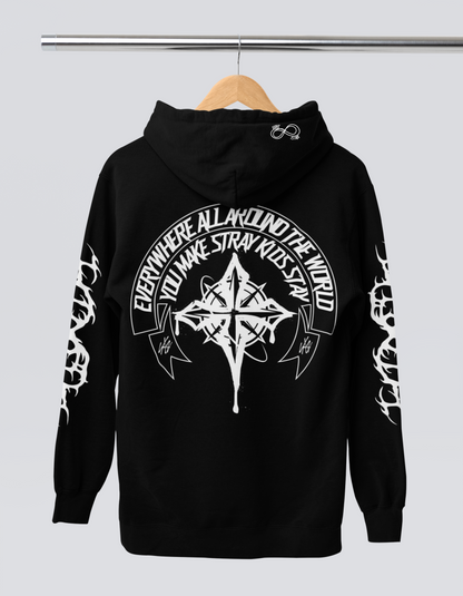 SKZ-Stay Promise Zip-thru Hoodie Sweatshirt
