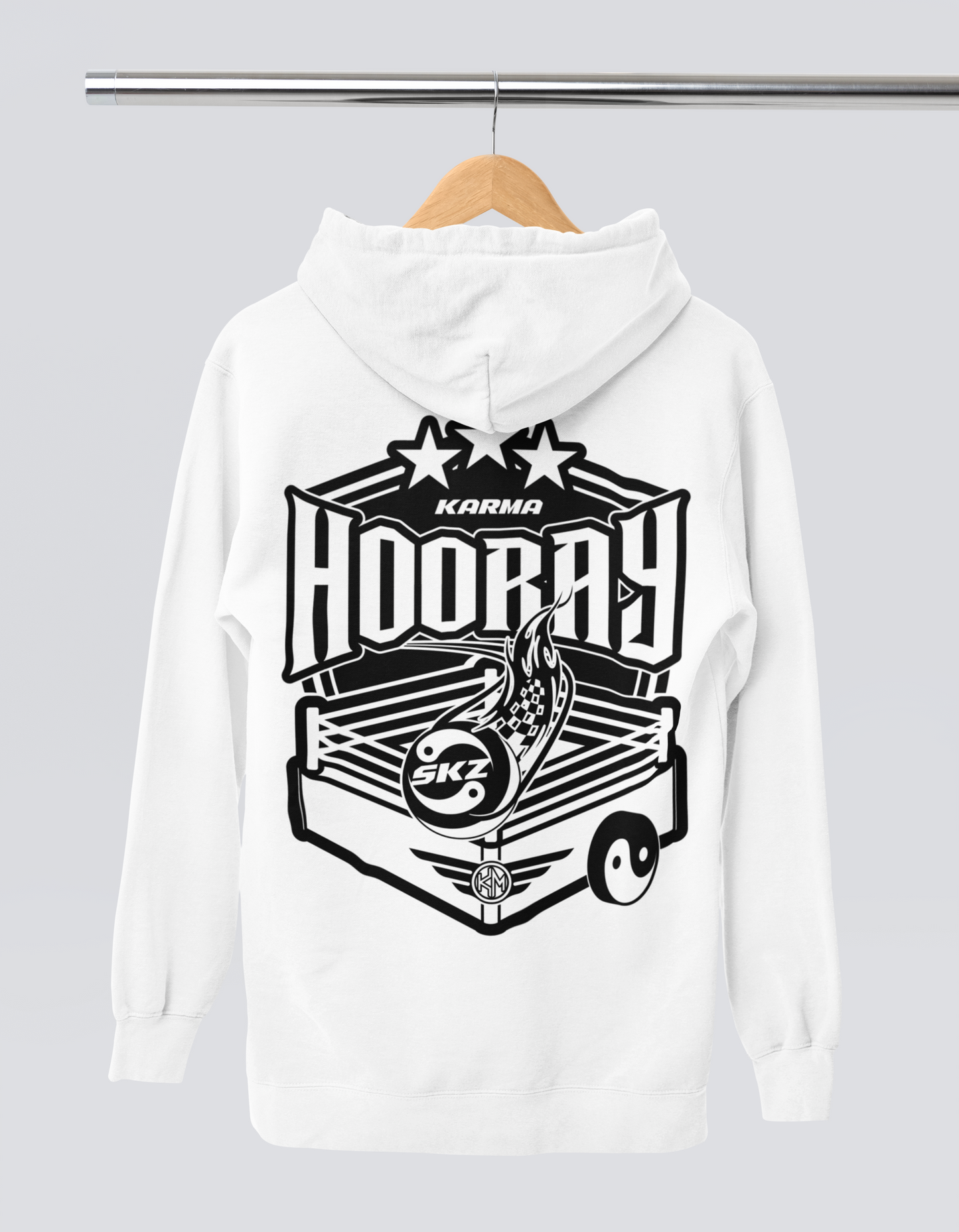 Stray Kids KARMA Bestie Zip-thru Hoodie Sweatshirt (Hooray Version)
