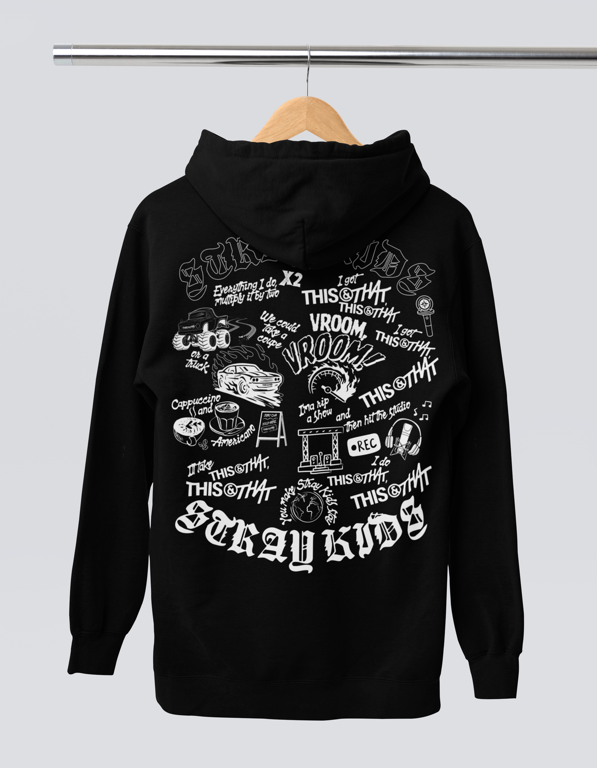 Stray Kids THIS & THAT Doodle Pullover Hoodie