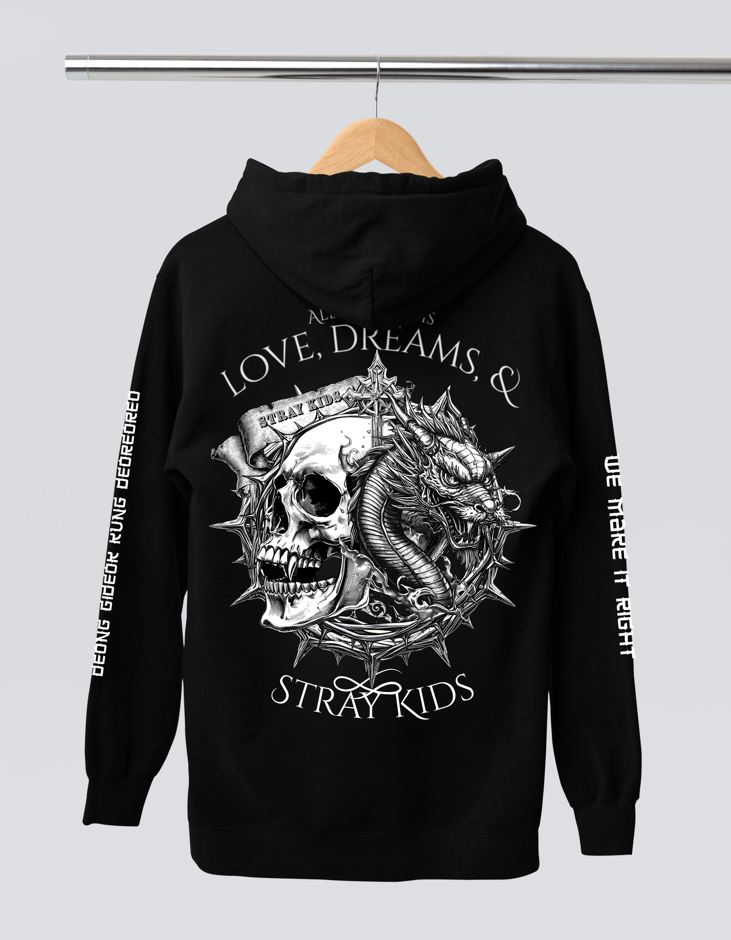 Stray Kids Divine Zip-thru Hoodie Sweatshirt