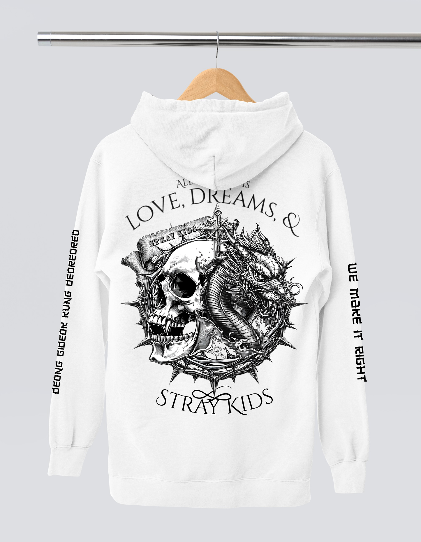 Stray Kids Divine Zip-thru Hoodie Sweatshirt