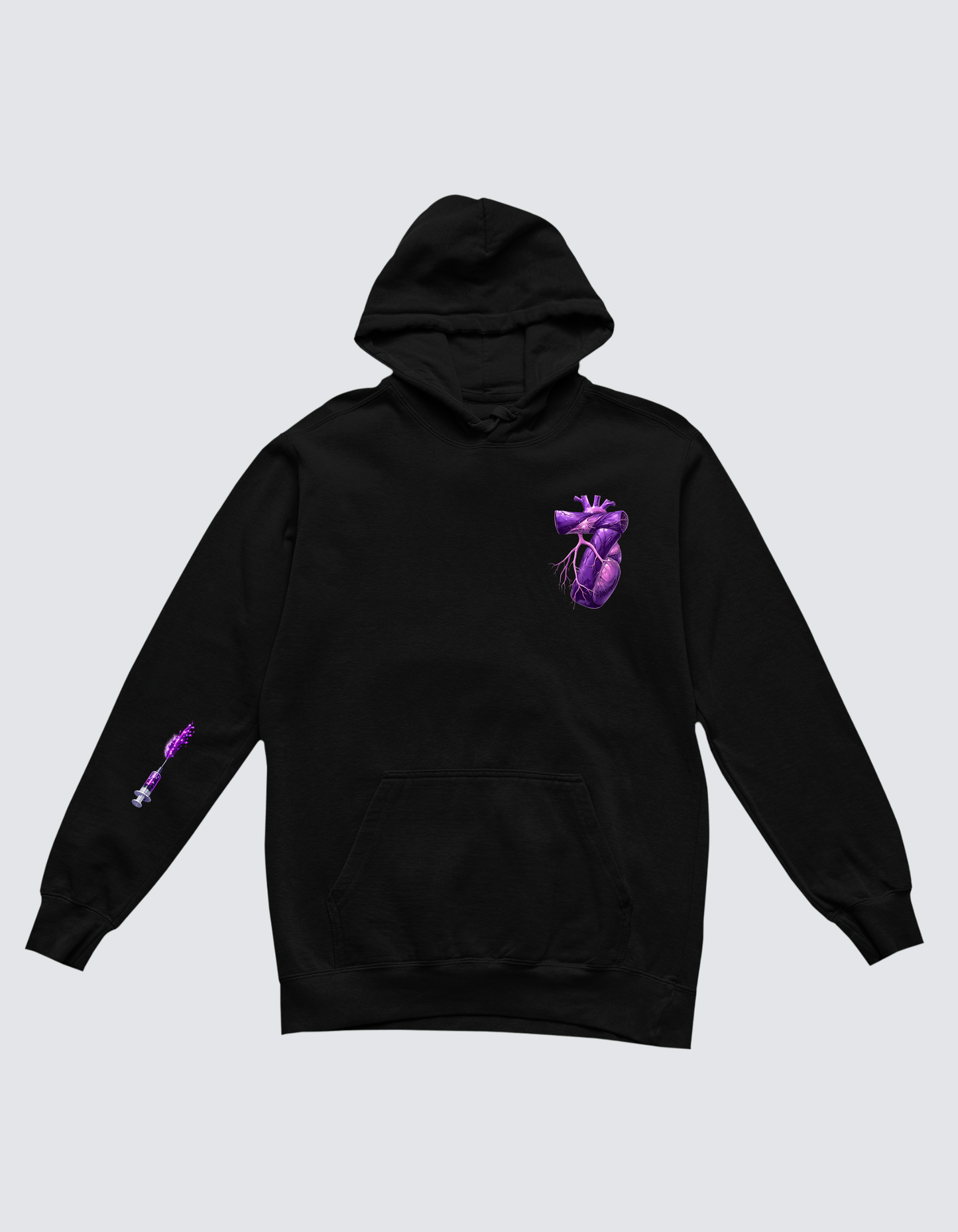 BTS Blood Runs Purple Pullover Hoodie