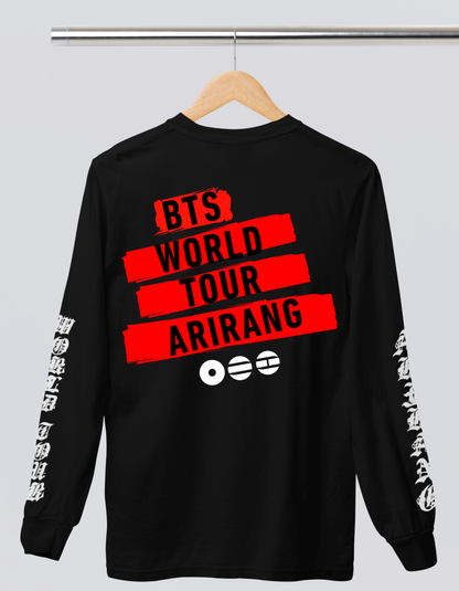 BTS World Tour Arirang Heavyweight Long Sleeve T-shirt