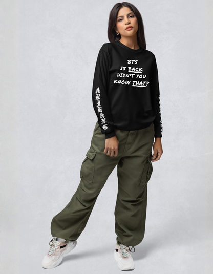 BTS World Tour Arirang Heavyweight Long Sleeve T-shirt