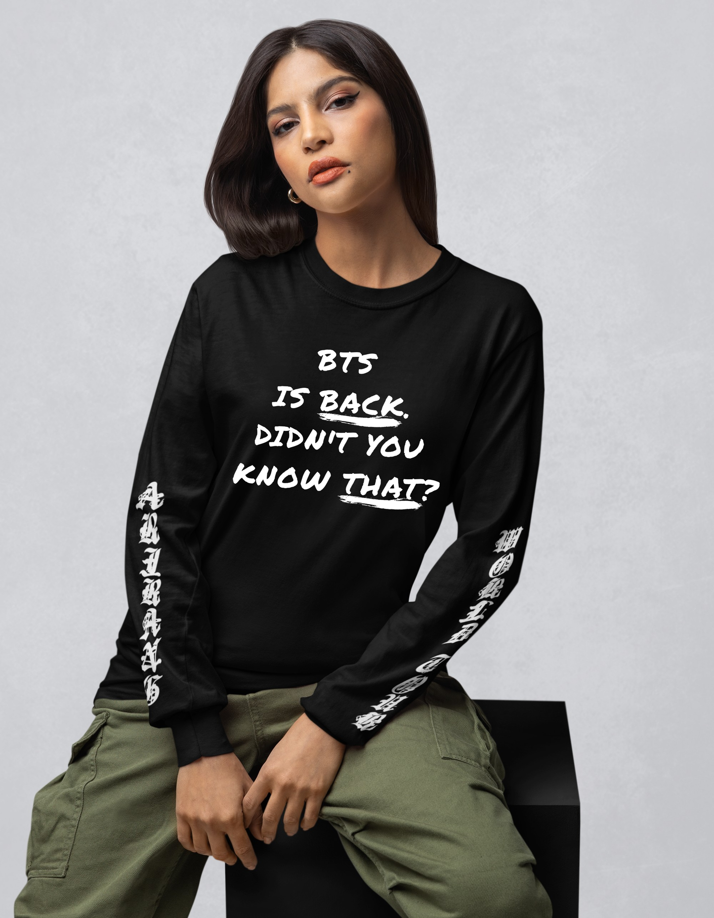 BTS World Tour Arirang Heavyweight Long Sleeve T-shirt