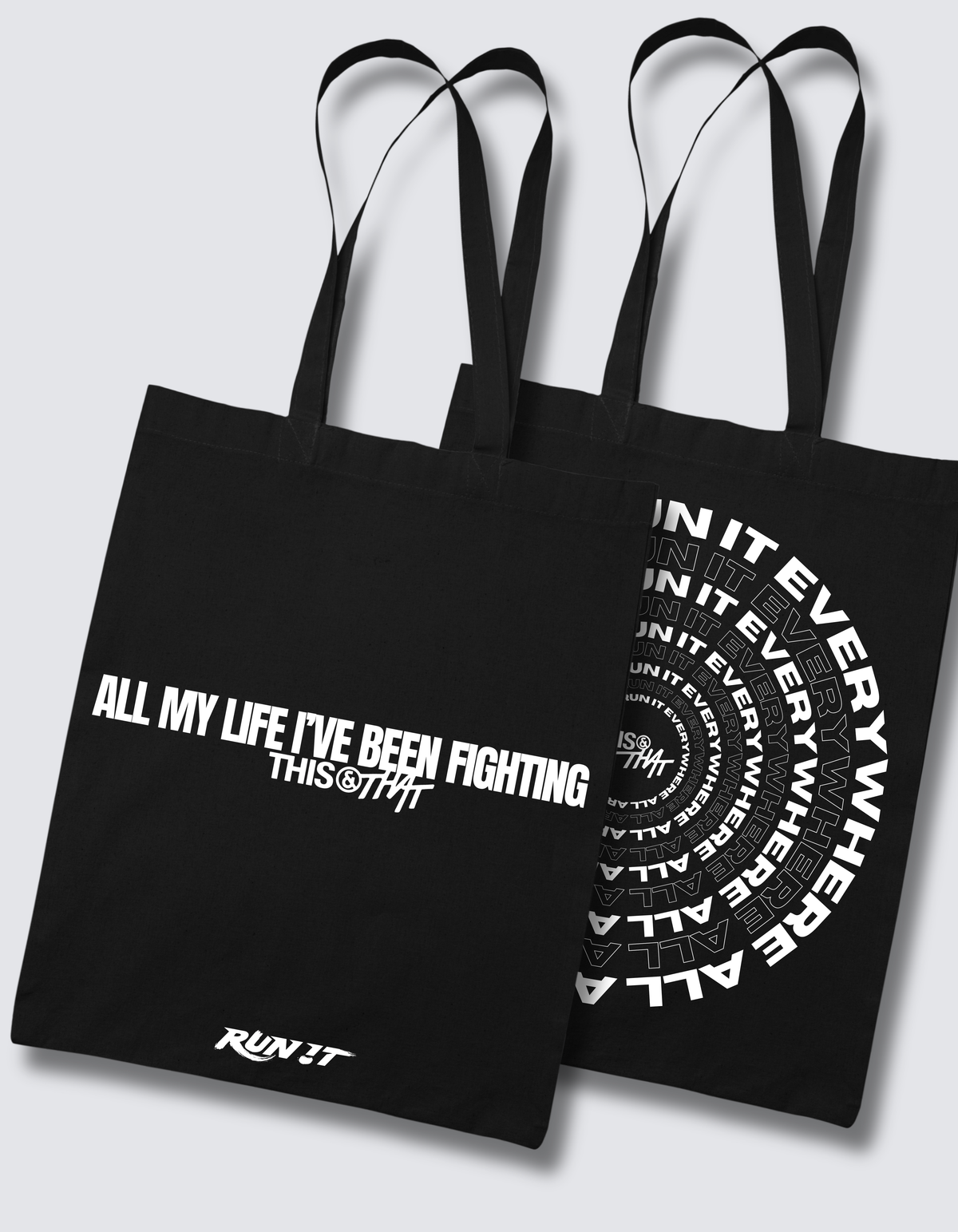 Stray Kids RUN IT Tote Bag