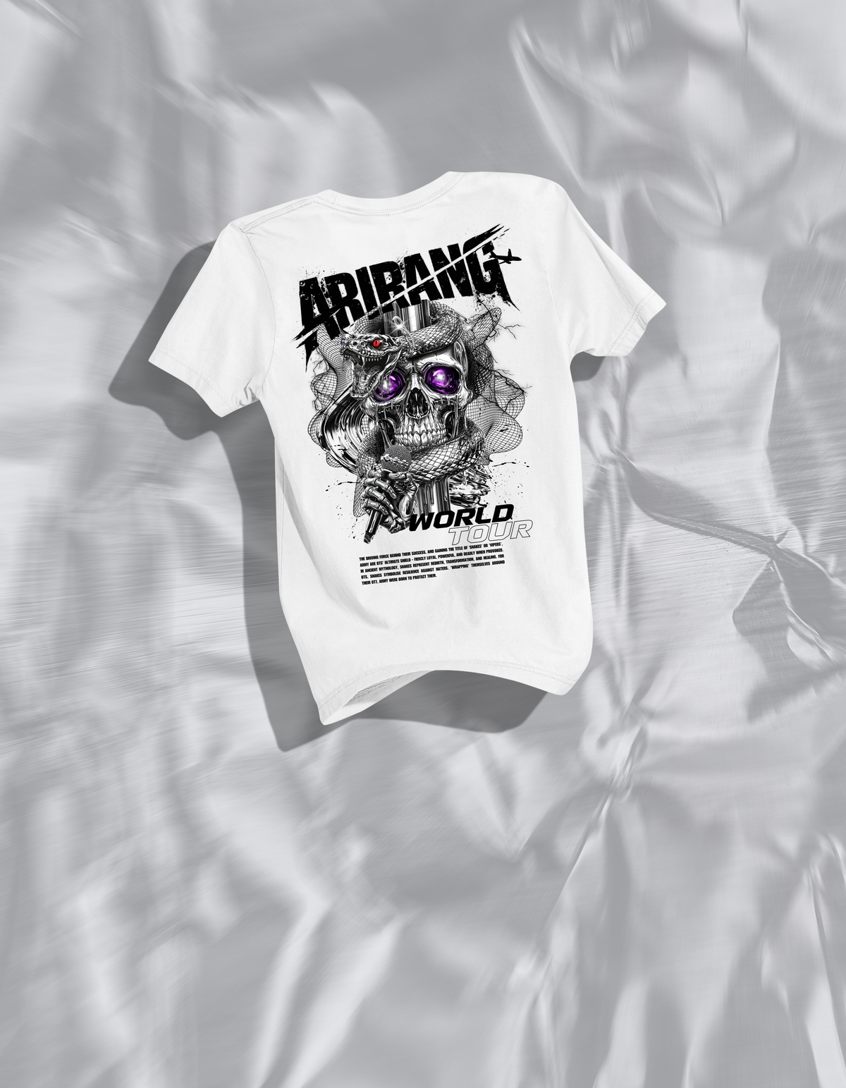 BTS Arirang World Tour Like Animals X OT7 Born To Protect Tee