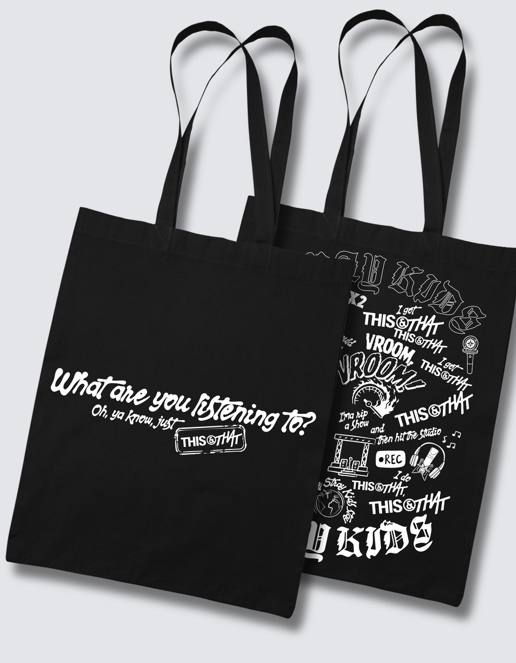 Stray Kids THIS & THAT Doodle Tote Bag