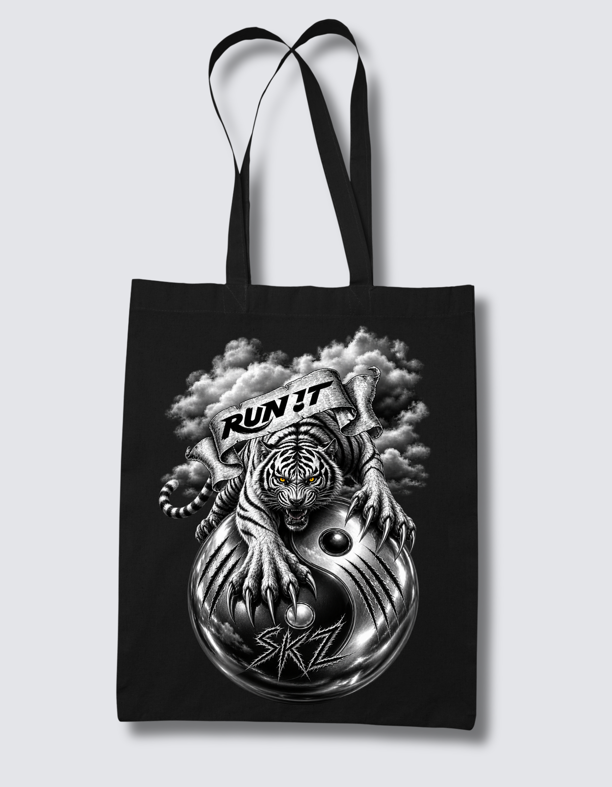 Stray Kids RUN IT Tote Bag