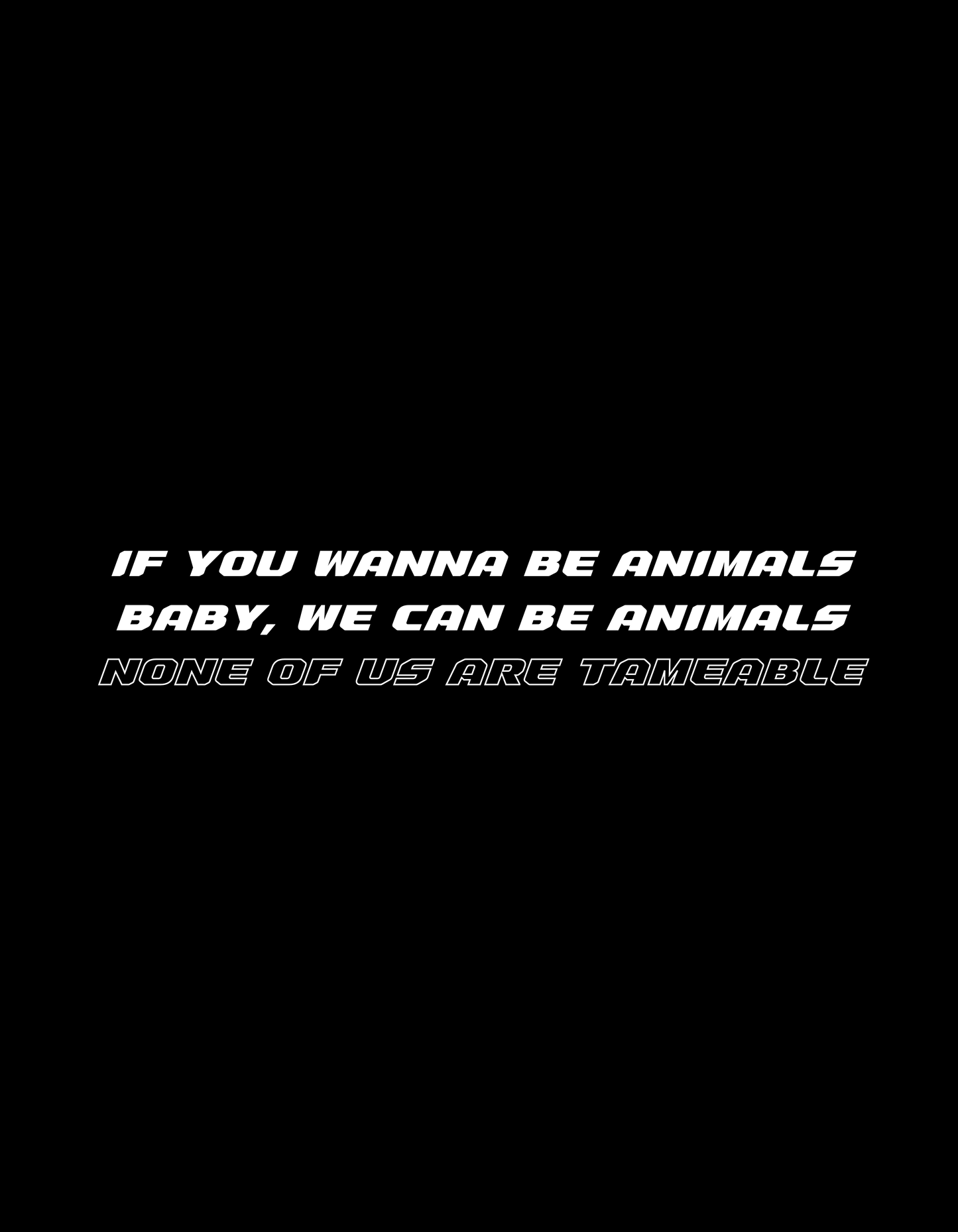 BTS Arirang World Tour Like Animals X OT7 Born To Protect Tee