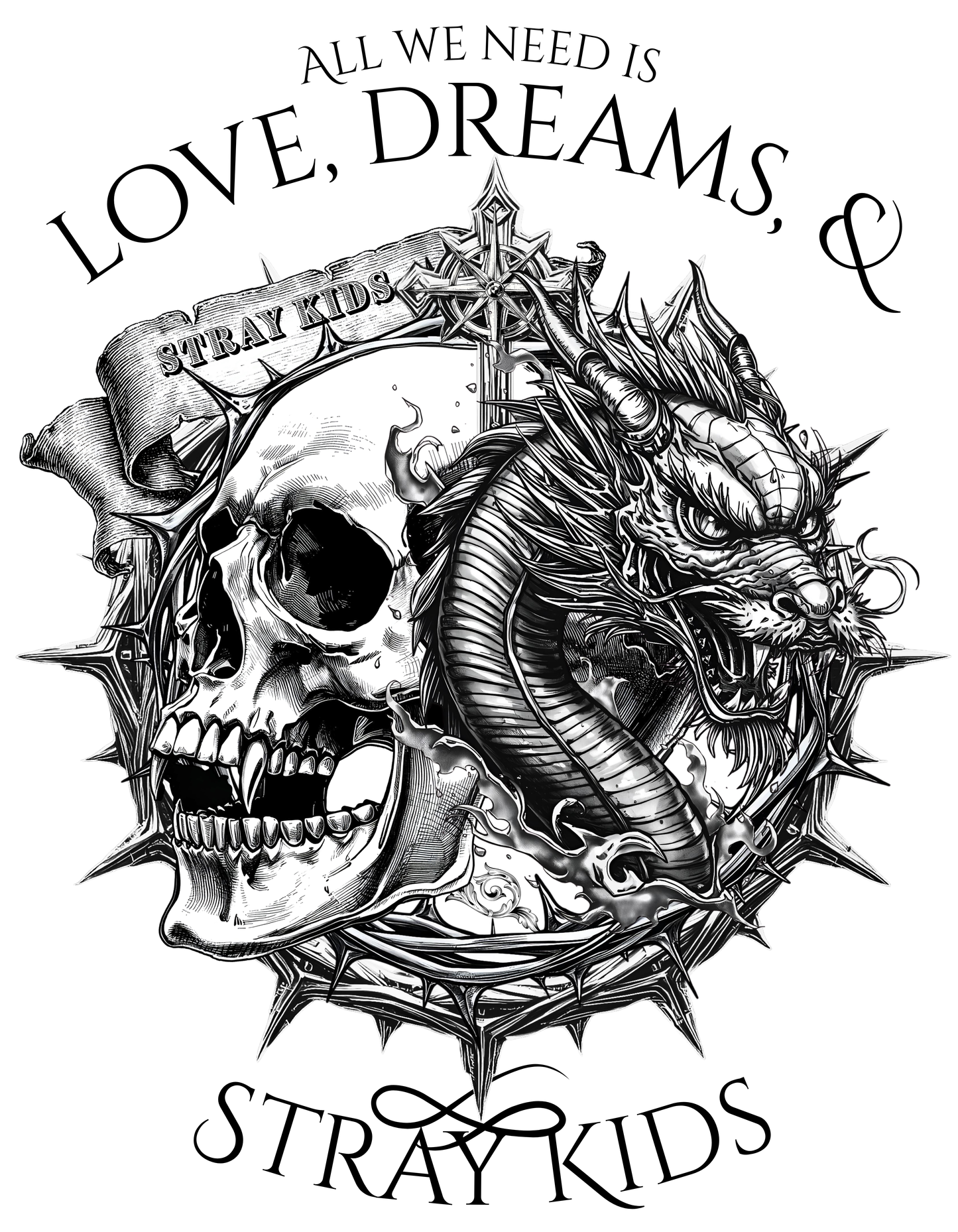 Stray Kids Divine Tote Bag