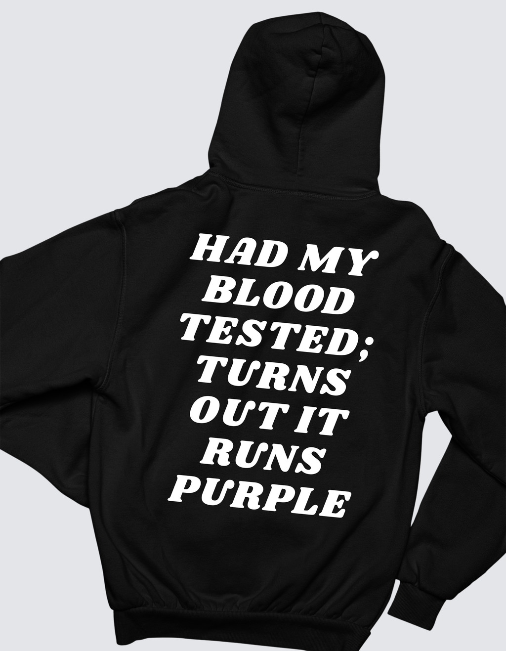 BTS Blood Runs Purple Pullover Hoodie
