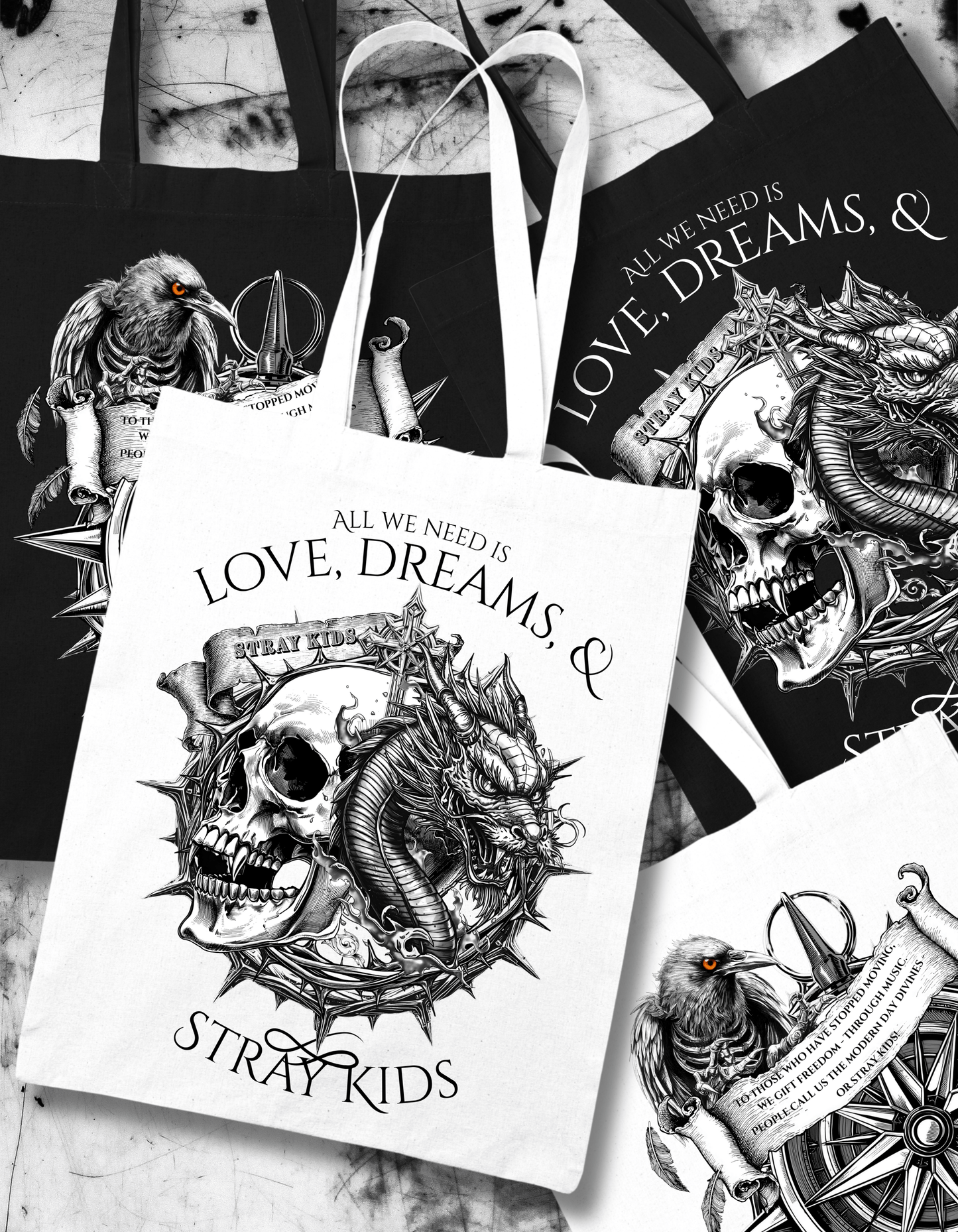 Stray Kids Divine Tote Bag