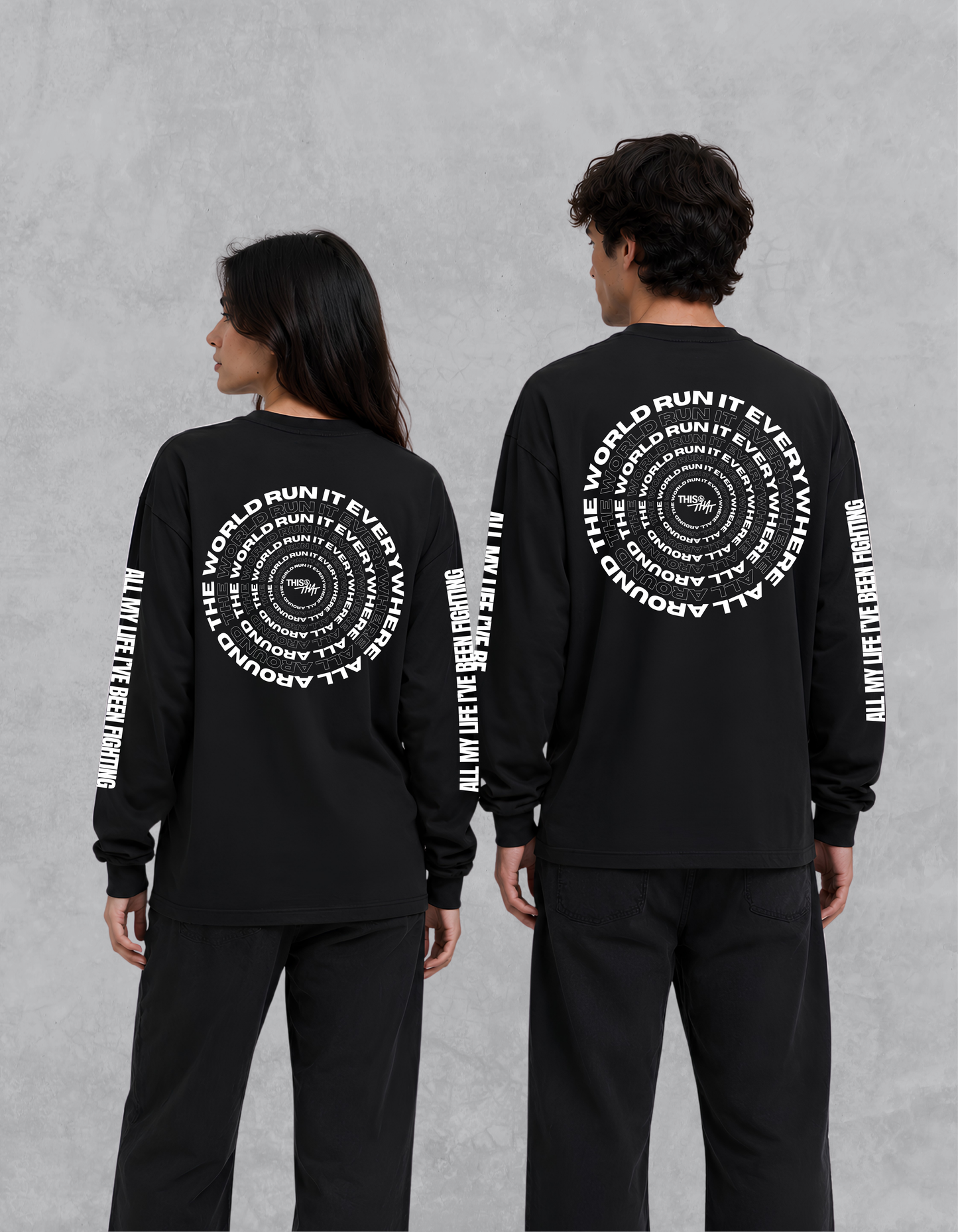 Stray Kids RUN IT Heavyweight Long Sleeve T-shirt