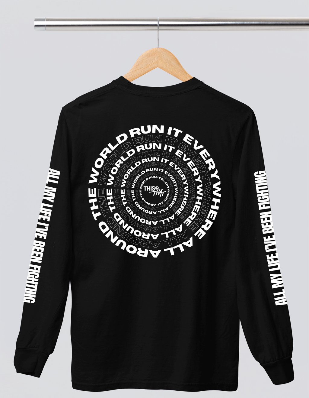 Stray Kids RUN IT Heavyweight Long Sleeve T-shirt