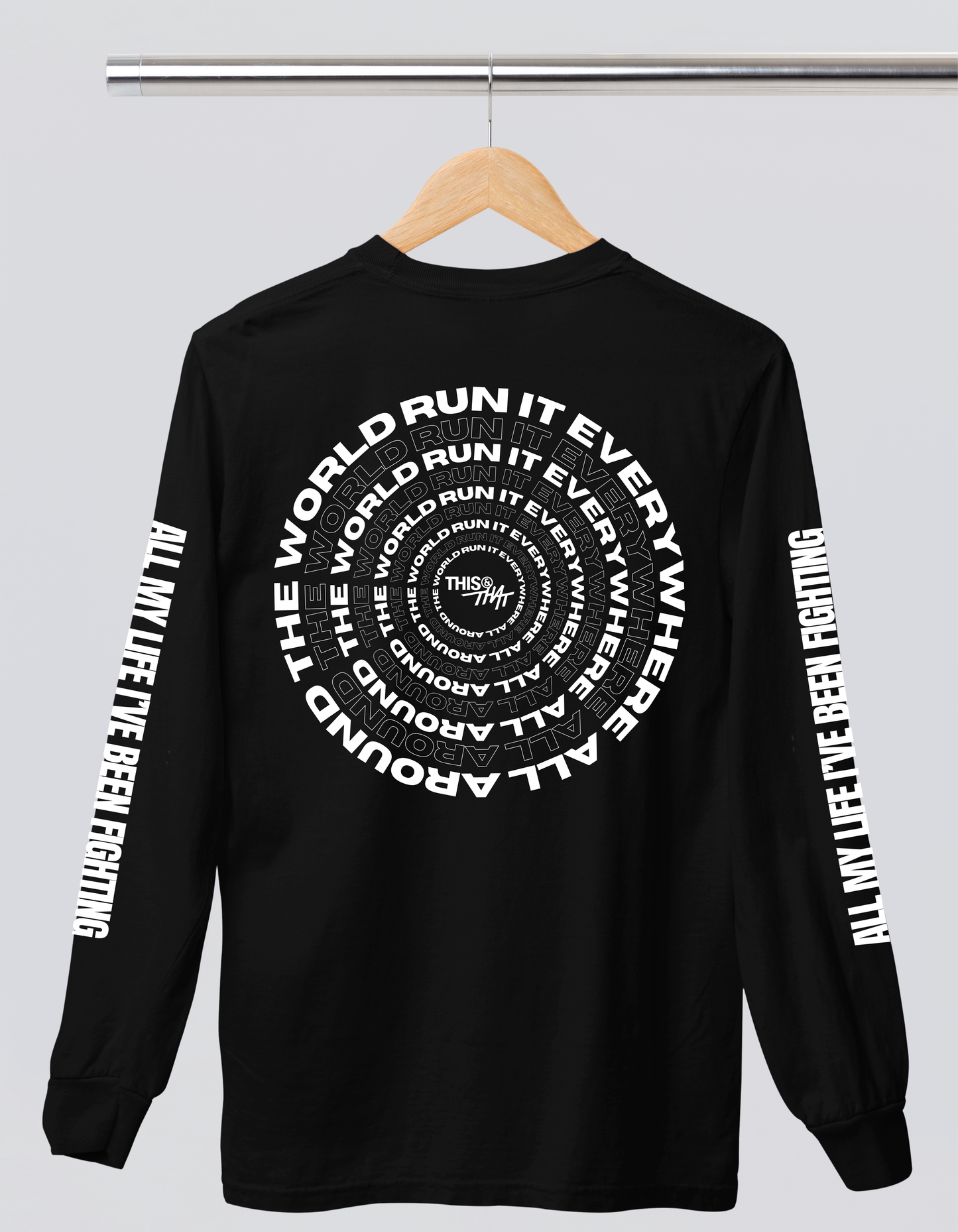 Stray Kids RUN IT Heavyweight Long Sleeve T-shirt