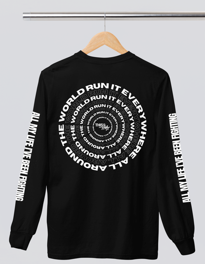 Stray Kids RUN IT Heavyweight Long Sleeve T-shirt